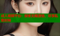 成人视频平台：探索无限激情，尽享私密时刻