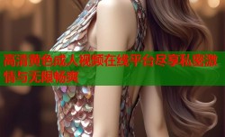 高清黄色成人视频在线平台尽享私密激情与无限畅爽