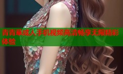 青青草成人手机视频高清畅享无限精彩体验