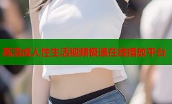 高清成人性生活视频极速在线播放平台