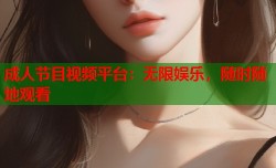 成人节目视频平台：无限娱乐，随时随地观看