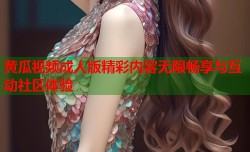 黄瓜视频成人版精彩内容无限畅享与互动社区体验