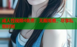 成人性视频4免费：无限观看，尽享私密时刻