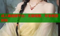 成人骚视频平台：无限观看，尽享刺激时刻