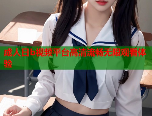 成人日b视频平台高清流畅无限观看体验  第1张